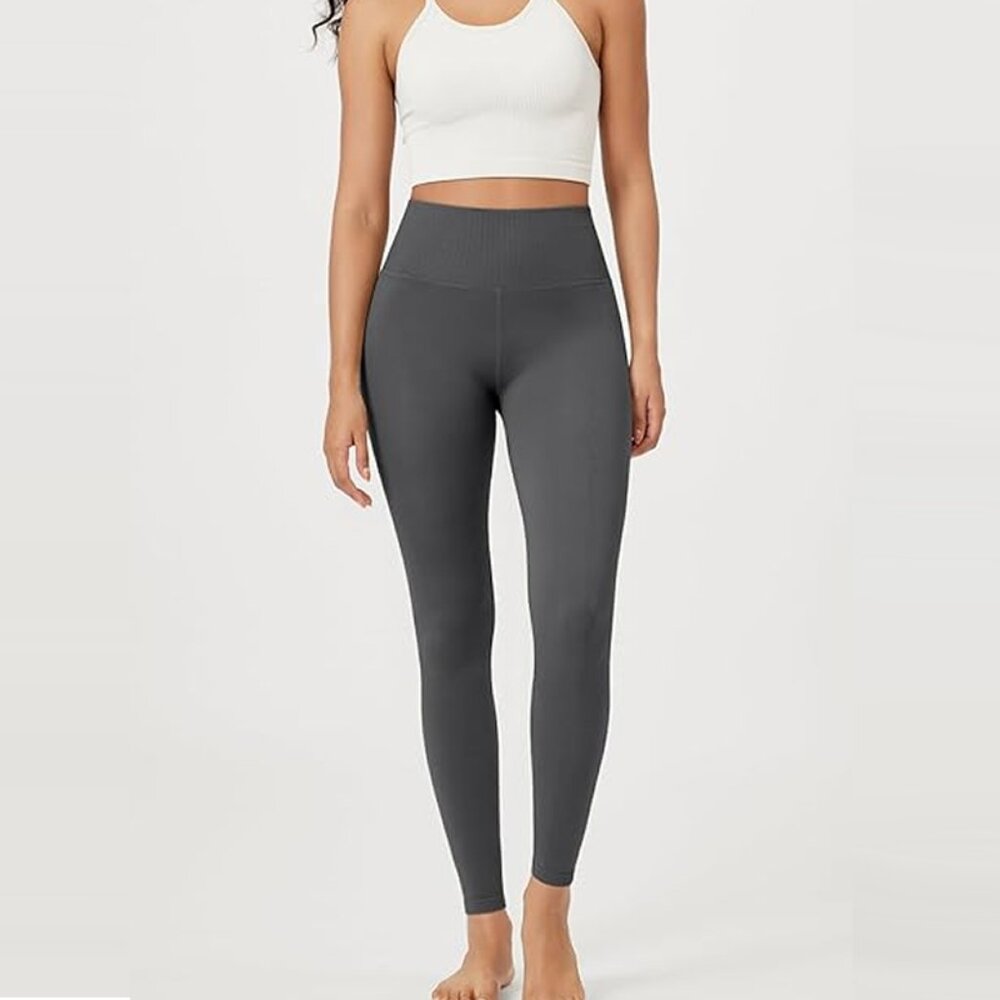 ODODOS 7/8 Length High Waist Seamless Leggings